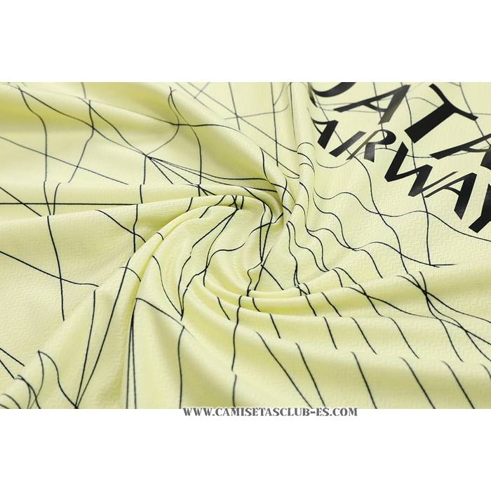 Chandal del Paris Saint-Germain Jordan 23-24 Manga Corta Amarillo - Pantalon Corto